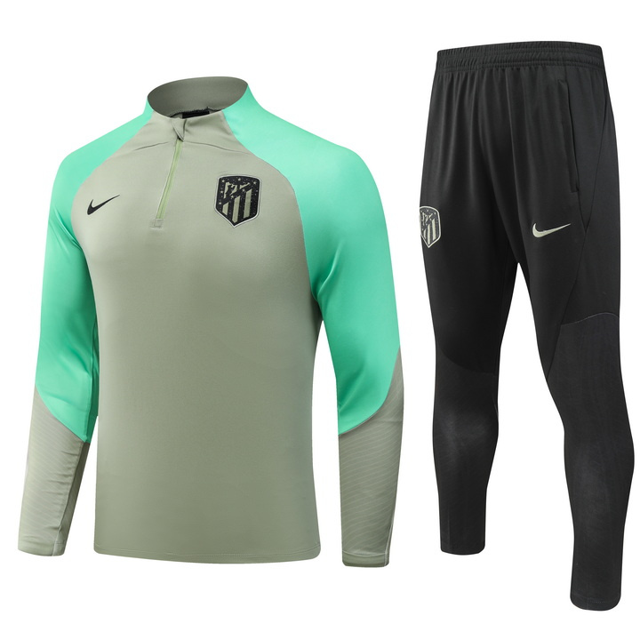 AAA Quality Atletico Madrid 23/24 Tracksuit - Grey/Green